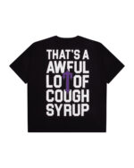TRAPSTAR X COUGH SYRUP IRONGATE T-SHIRT - BLACK