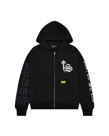 TRAPSTAR X COUGH SYRUP PUFF HOODIE – BLACK