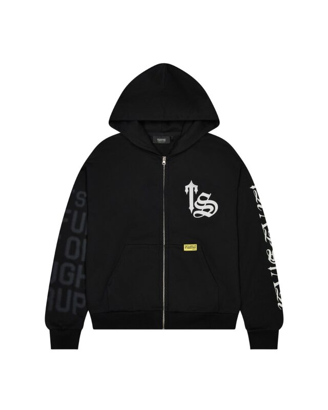 TRAPSTAR X COUGH SYRUP PUFF HOODIE – BLACK
