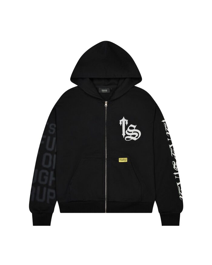 TRAPSTAR X COUGH SYRUP PUFF HOODIE – BLACK