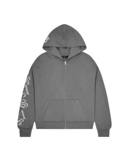 SCRIPT HOODIE – GREY