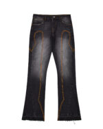 IRONGATE T PANEL DENIM JEANS – WASHED BLACK
