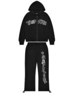 WILDCARD CHENILLE HOODIE TRACKSUIT 2.0 – BLACK