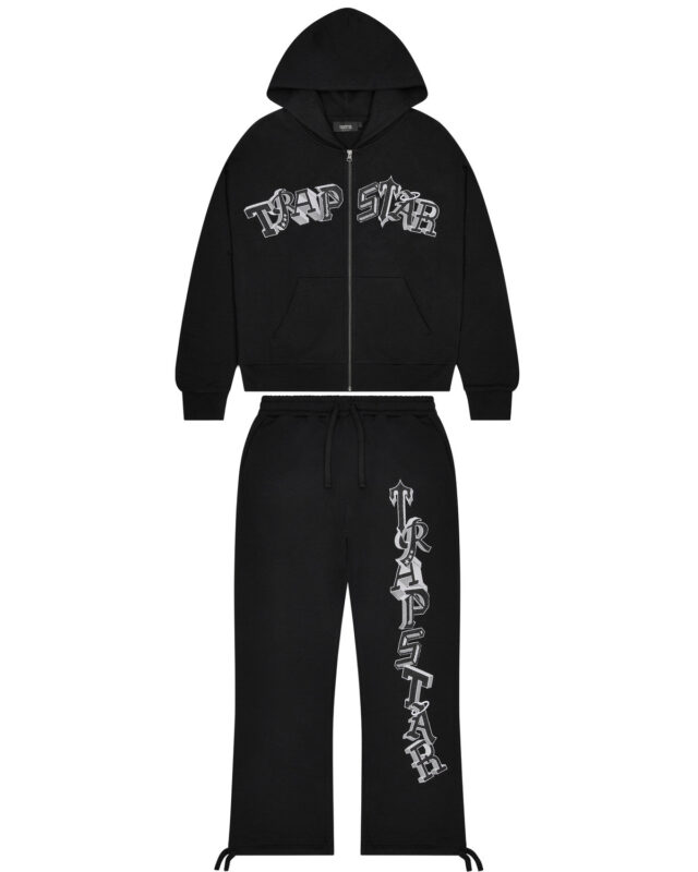 WILDCARD CHENILLE HOODIE TRACKSUIT 2.0 – BLACK