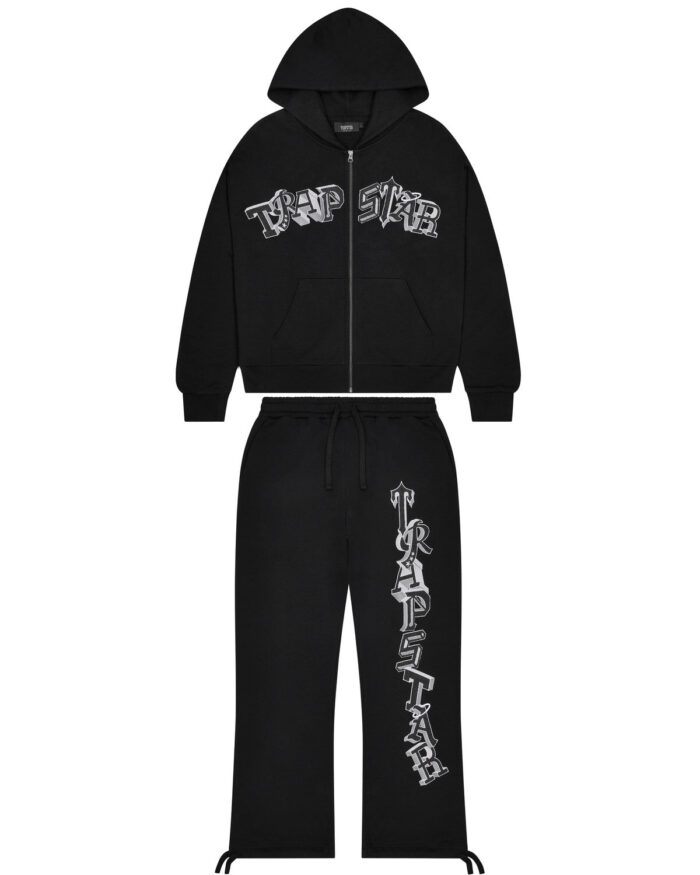 WILDCARD CHENILLE HOODIE TRACKSUIT 2.0 – BLACK