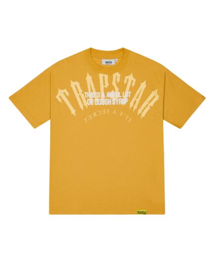 TRAPSTAR X COUGH SYRUP ARCH TEE - YELLOW