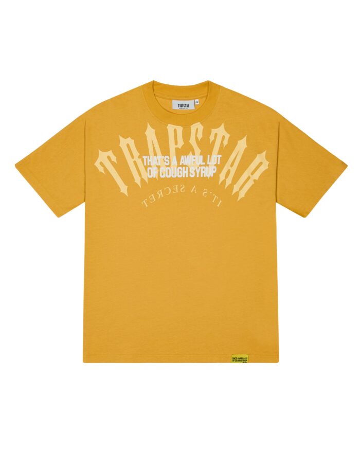 TRAPSTAR X COUGH SYRUP ARCH TEE - YELLOW