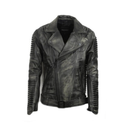 Trapstar Stealth Moto Jacket (Vintage Black)